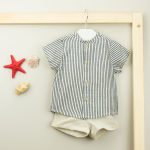Conjunto Camisa riscas e Calção | Minerva
