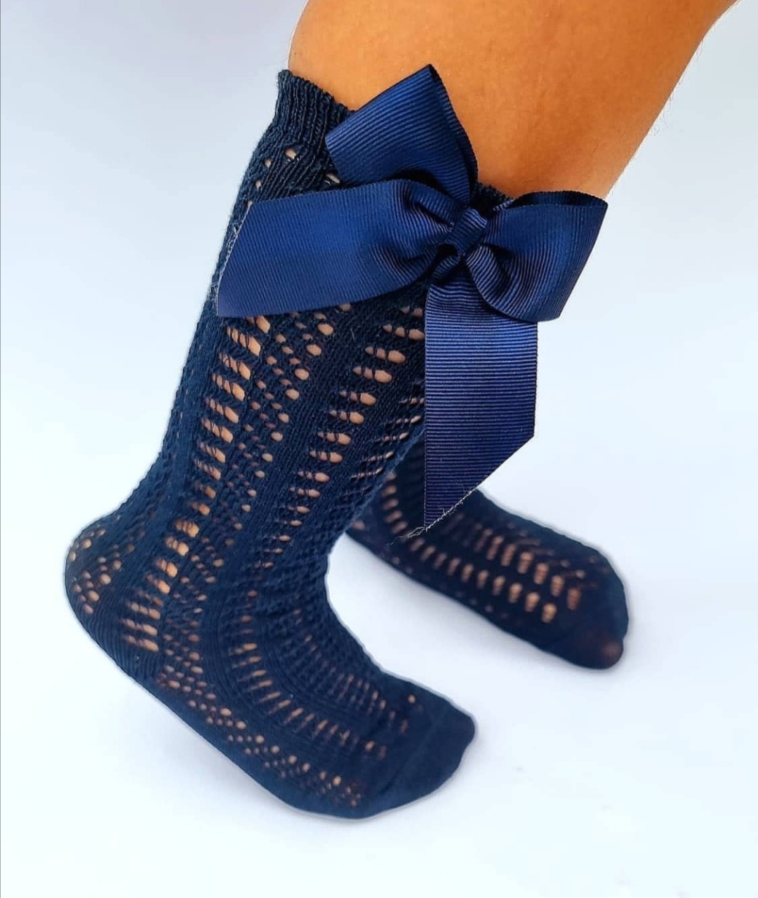 Meia Crochet | Laço Gorgorão